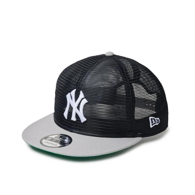 New EraFIFTY Trucker MLB Mesh Navy Gray Visor男款帽子