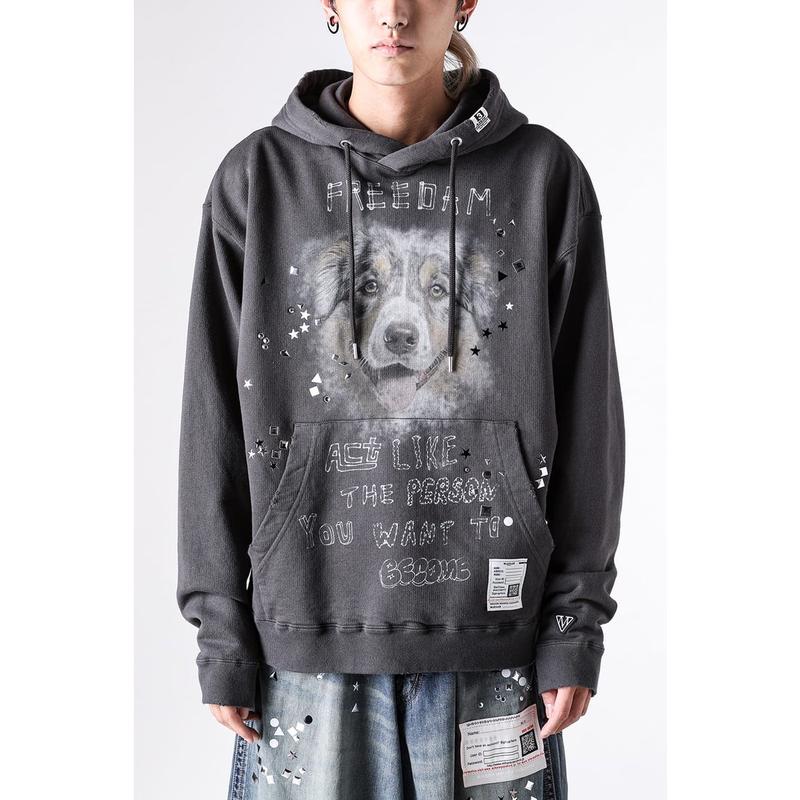 代购Maison Mihara Yasuhiro男士卫衣保暖舒适棉质做旧街头日常