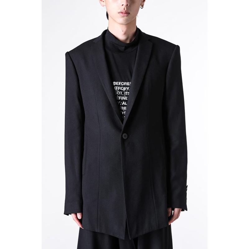 代购Julius男士夹克透气吸湿羊毛混纺秋冬通勤外套爆款简约