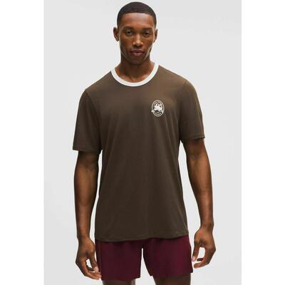 代购lululemon露露乐蒙男士运动T恤速干透气舒适贴身日常穿着