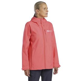 代购 wolfskin狼爪女士冲锋衣防风防水透气户外风衣连帽 Jack