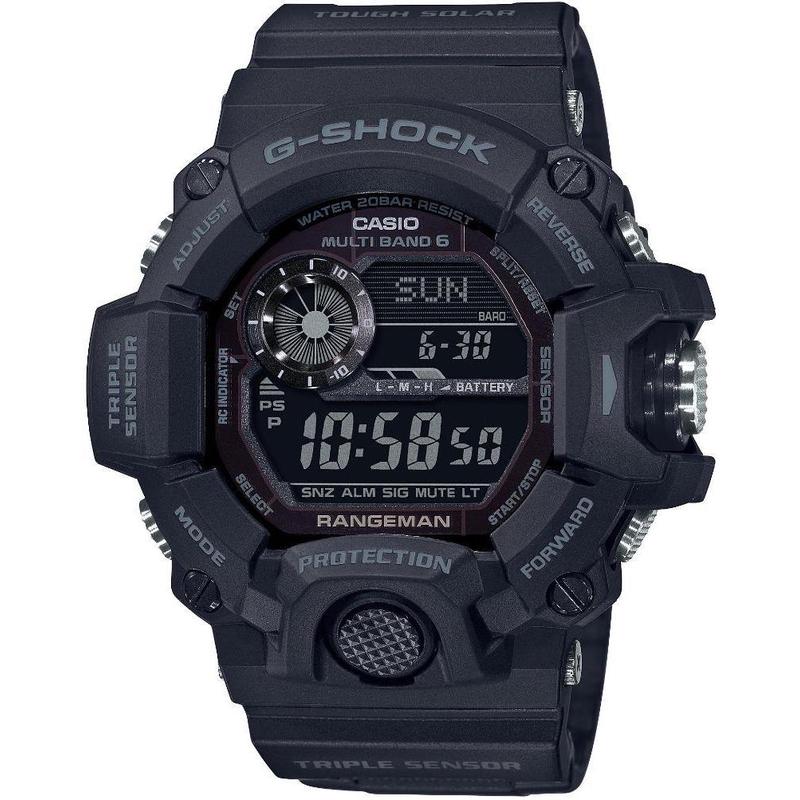 卡西欧CASIO G-Shock MOG Rangeman黑色数显防水耐低温男士手表