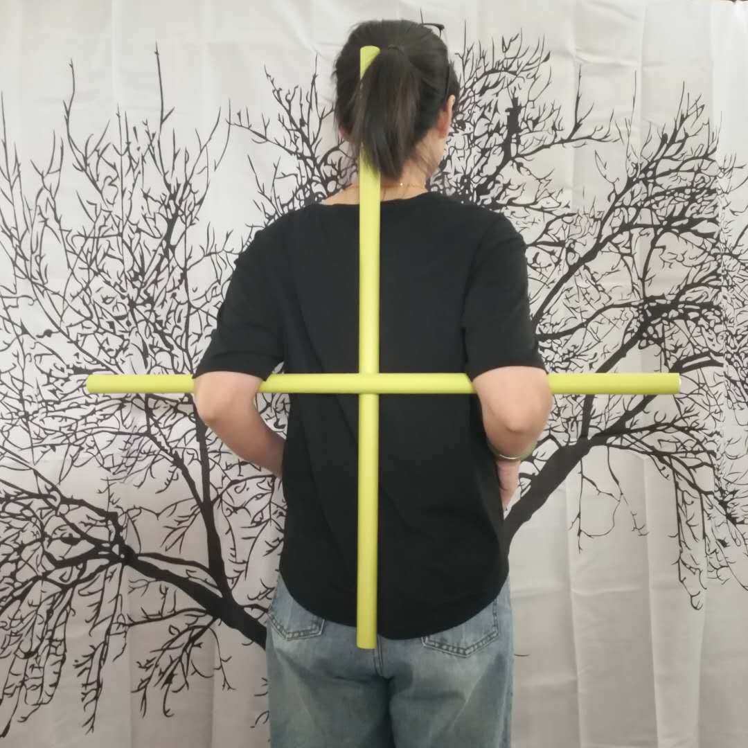 轻巧便携升级版泡棉包钢管开背棍舞蹈形体训练棒瑜伽辅助器