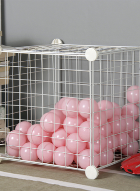 铁艺网格立方体网红婚庆海洋球橱窗装饰ins白色铁丝网格片展示架