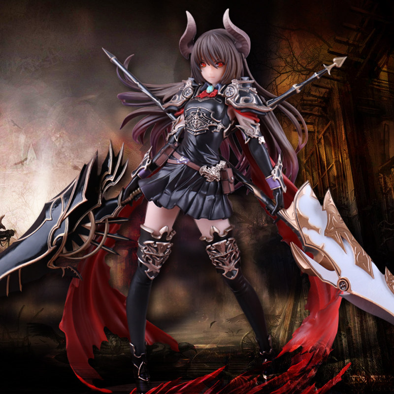 【珠亿】龙骑士手办巴哈姆特之怒站姿暗黑国产手办动漫二次元摆件