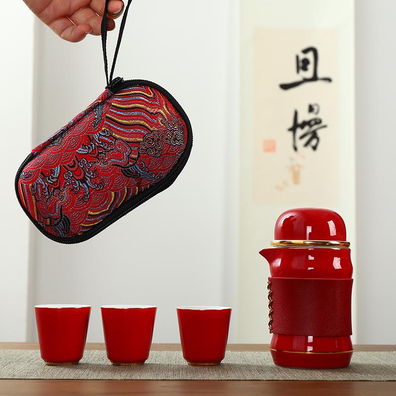 百款旅行茶具-小蛮腰快客杯三杯