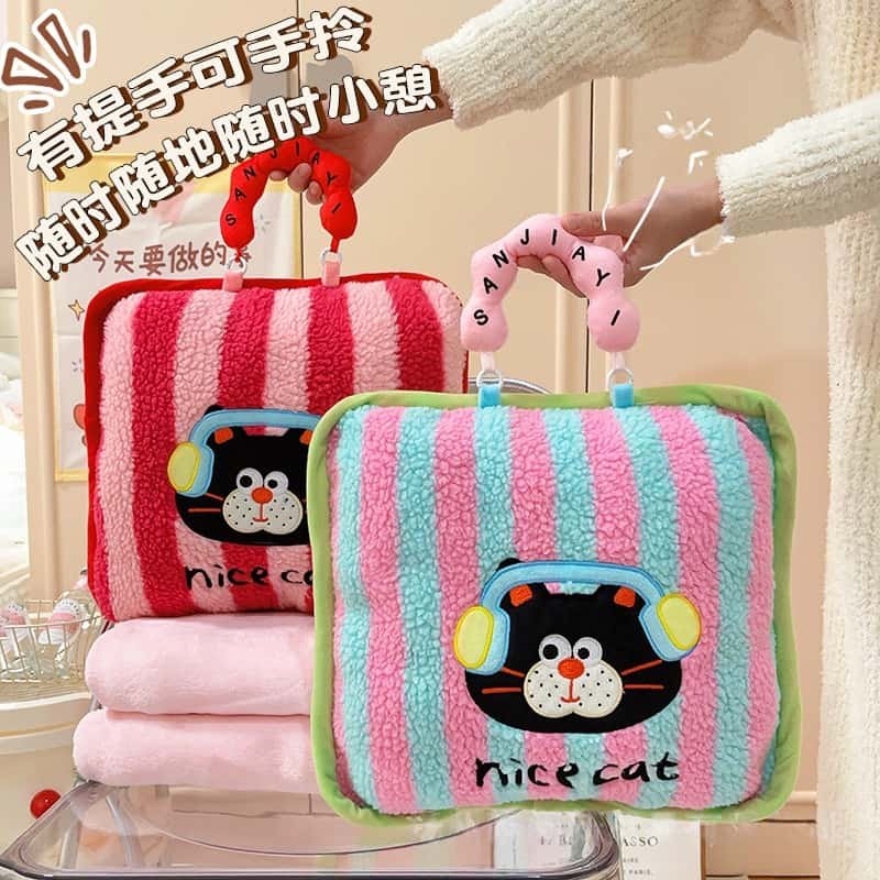 多巴胺抱枕毯子二合一办公室午睡折叠枕头被汽车车用靠枕被子两用,居家布艺,抱枕被,淘宝优惠券,粉丝福利购,淘宝优惠卷