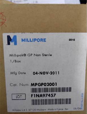 密理博原装全新MPGP02001终端过滤器Millipak® 0.22 μm过