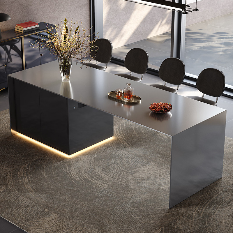 2026年新款齐平岛台餐桌一体高级感餐厅意式极简不锈钢厨房中导台,住宅家具,岛台餐桌,淘宝优惠券,粉丝福利购,淘宝优惠卷