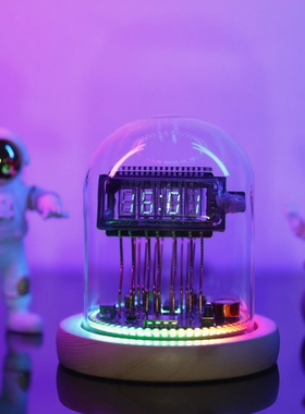 复古VFD时钟WIFI RGB LED时钟参考数码管时钟桌面装饰礼品