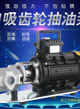 WCB新款大流量自吸式电动抽油泵柴油机油食用油液压油220伏抽油泵