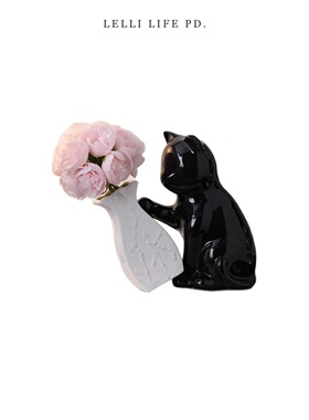 LELLILIFEPD猫咪陶瓷花瓶