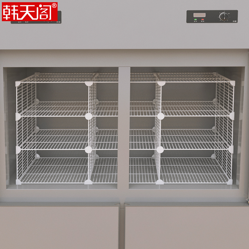 冰箱收纳分隔板隔离网多层冰柜内分层置物架隔断分格立式隔层挡板 收纳整理 冰箱分隔板 原图主图