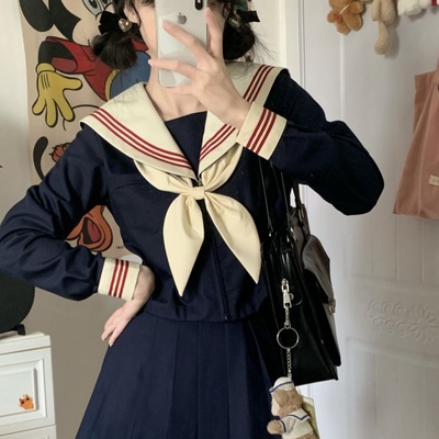 日系水手服短裙套装水手服学院风