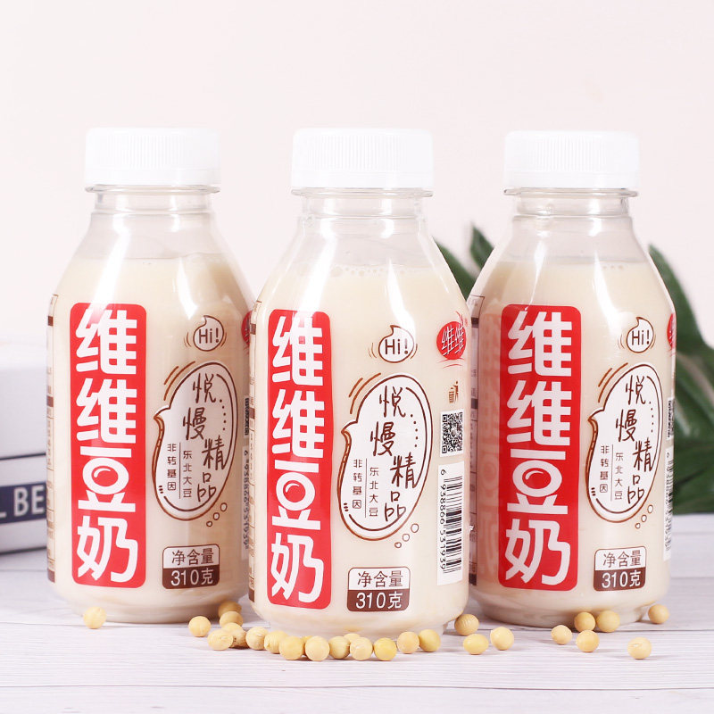 维维五谷杂粮塑料瓶网红早餐饮品非转基因东北大豆悦慢品豆奶饮料