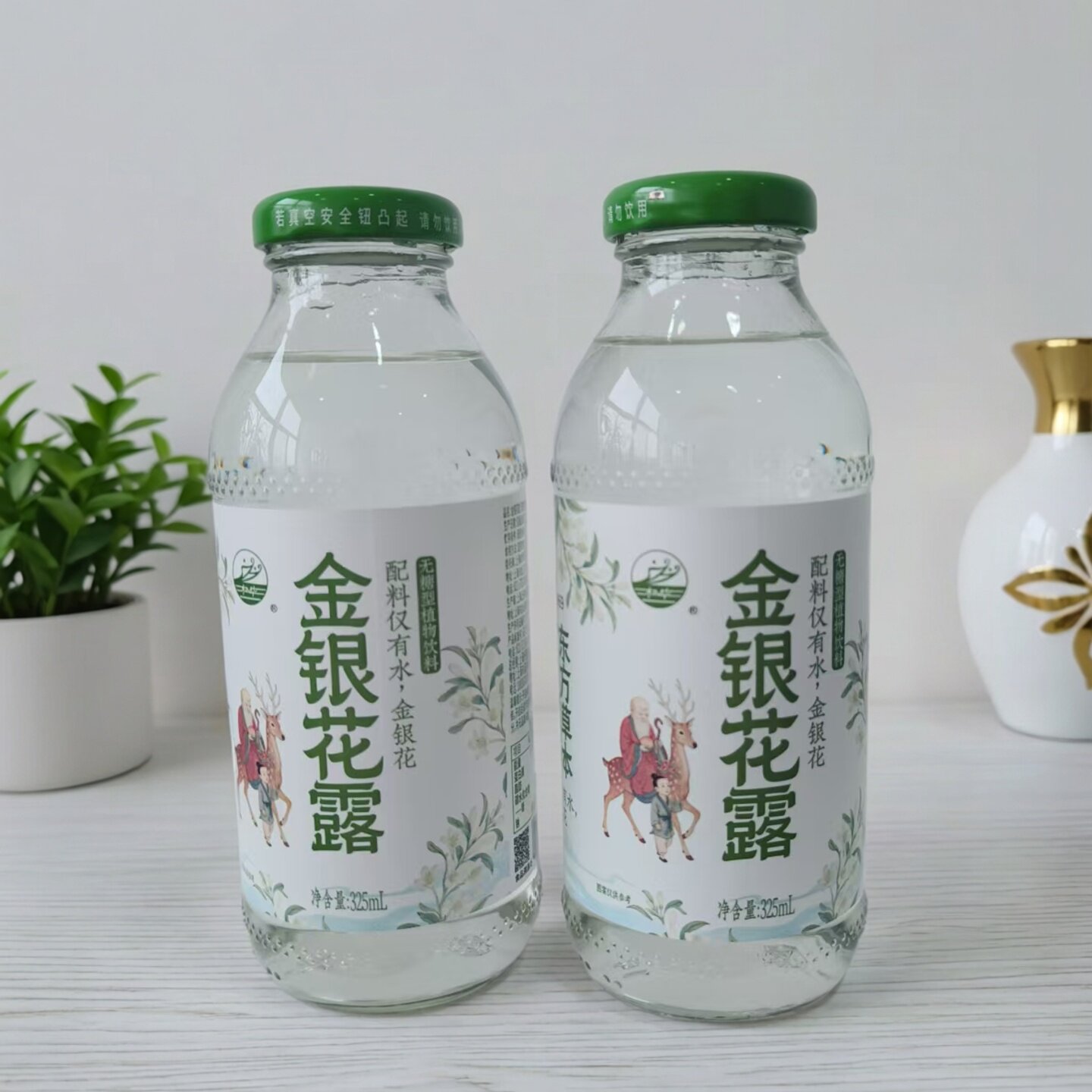 松华无糖金银花露整箱清凉解暑