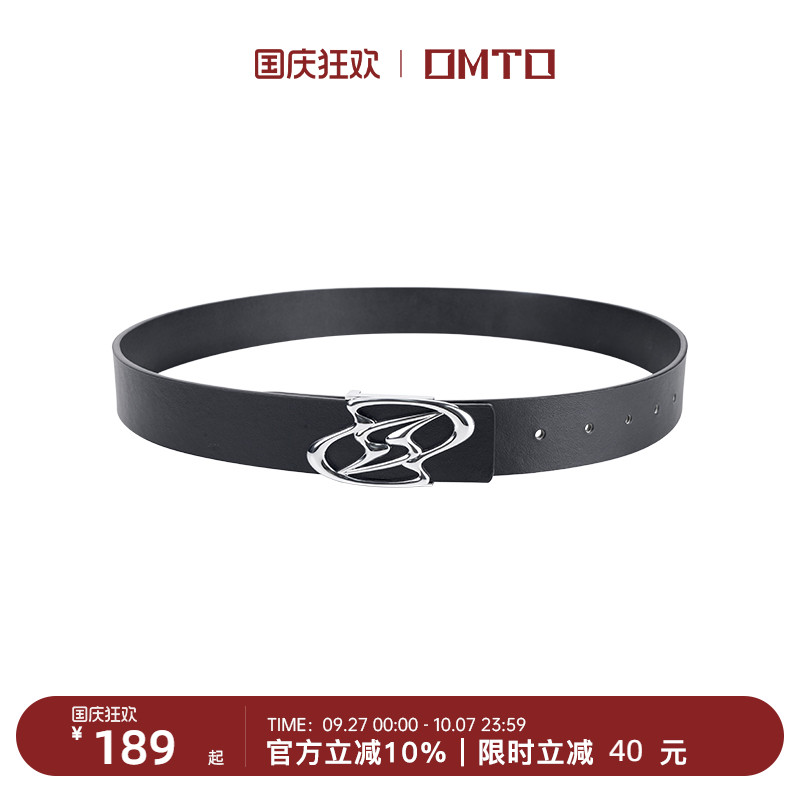 omto小闪电皮带女高级头层牛皮