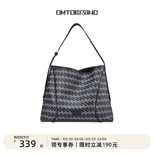 OMTO黑松露软hobo包2026春夏新款大容量斜挎女包通勤松弛感单肩包