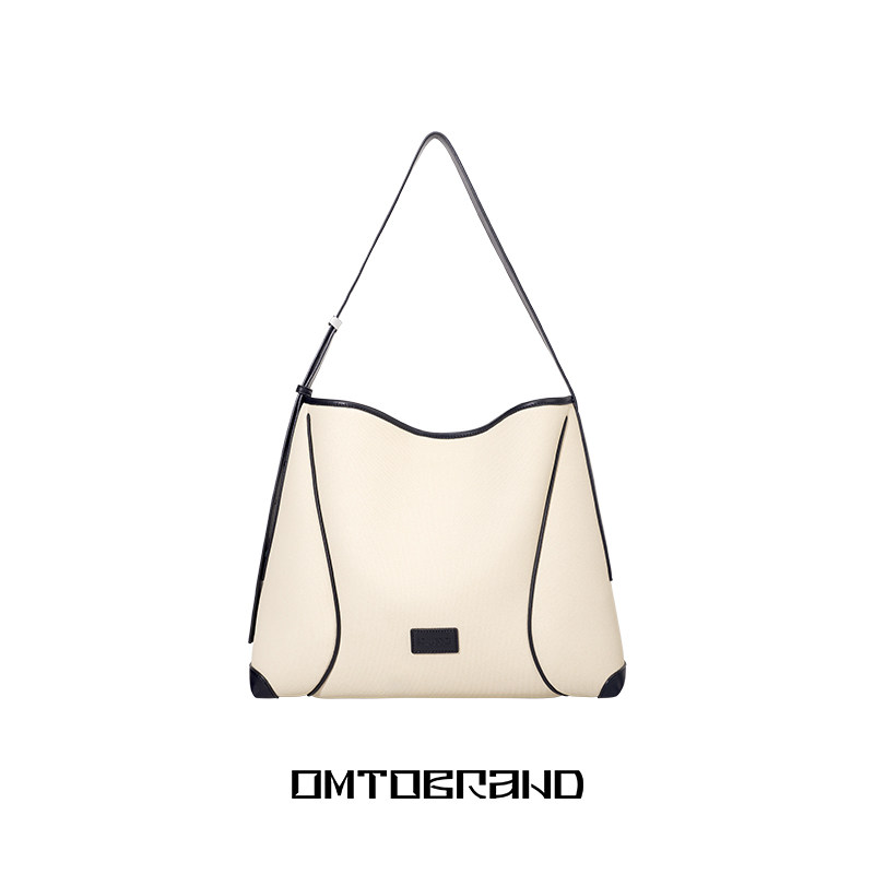 【张雅钦同款】OMTO燕麦软hobo包包2026早春通勤单肩斜挎托特包女