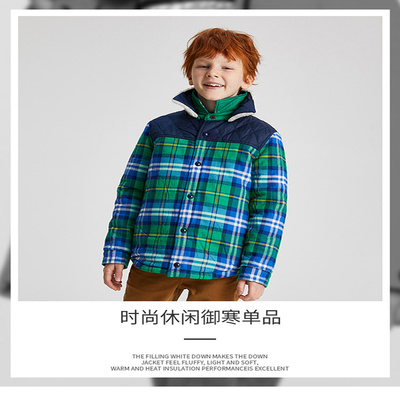 儿童棉衣两面穿冬季新款韩版