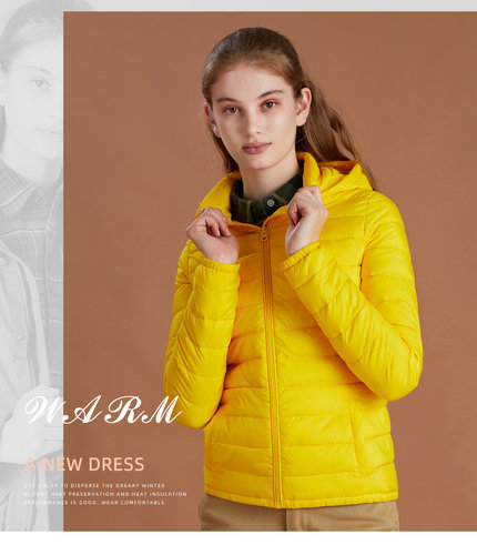 轻薄洋气质感休闲白鸭绒