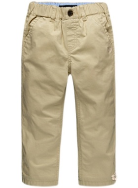 rtw长裤男童2025年春秋季新款中大童棉纯色直筒休闲洋气长裤33222