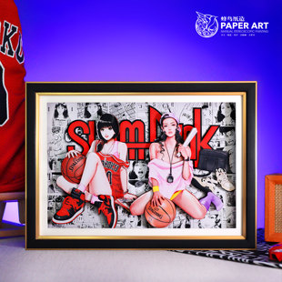 灌篮高手3d立体画赤木晴子井上彩子潮鞋漫画动漫装饰画手办男礼物