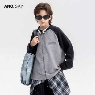 anothersky 男童冬季保暖t恤儿童装打底衫2025新款长袖加厚上衣