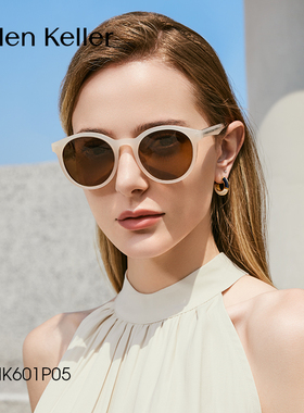 海伦凯勒许红豆同款焦糖色太阳眼