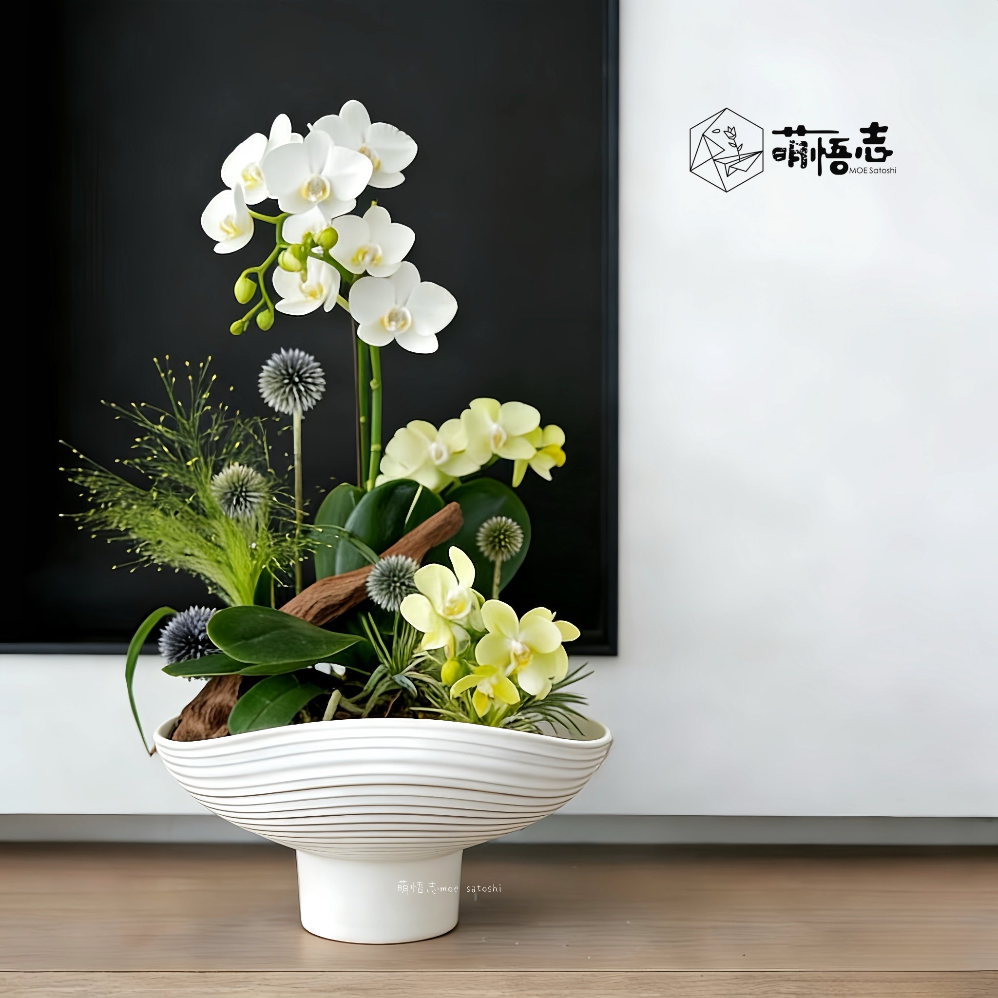 高脚艺术蝴蝶兰专用花盆陶瓷家用客厅桌面兰花组合造景大口径透气,鲜花速递/花卉仿真/绿植园艺,花盆,淘宝优惠券,粉丝福利购,淘宝优惠卷