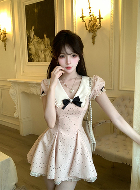 【瑞茜】浪漫千金 春夏千金风甜美显瘦气质连衣裙 R6019H