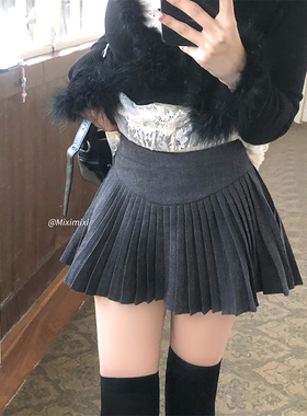 【瑞茜】桃乐丝 秋冬纯欲风设计高腰显瘦半身短裙R3250-3W