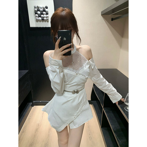 【瑞茜】 高智姐姐 夏季韩系辣妹风小众设计连衣裙 R8833Y