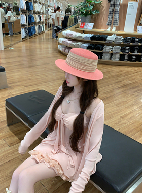 【瑞茜】居家女孩 早秋纯欲风小众设计上衣短裙开衫 R2330-1L