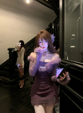 【瑞茜】狙心定律 纯欲风权威后妈感显瘦气质连衣裙R66382H