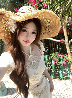 【瑞茜】热恋海岛 春夏波西米亚风半身裙吊带长裙 R3720-1W