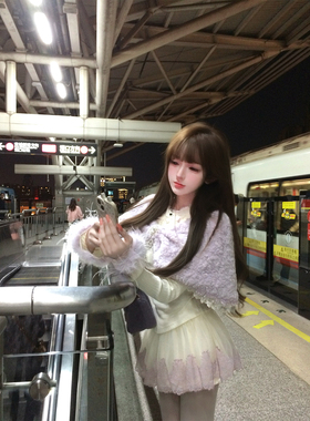 【瑞茜】 糯糯芋泥 气质纯欲风显瘦修身小众时尚套装 R2606-1L