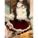 圣诞限定氛围感时尚 圣诞恋曲 套装 连衣裙 R7133 瑞茜