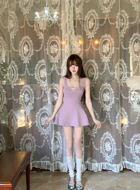 【瑞茜】午后情书 春夏新款纯欲辣妹风连衣裙 R3695W