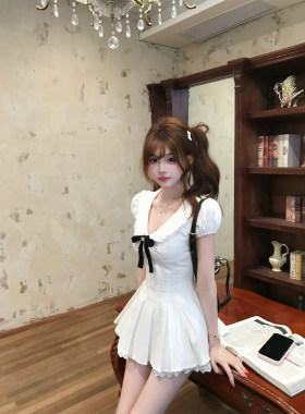 【瑞茜】初恋千金 春夏甜妹千金风中式服装连衣裙 R3751W