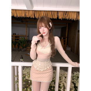 春夏纯欲辣妹风上衣短裙 瑞茜 纯纯欲动 R8359
