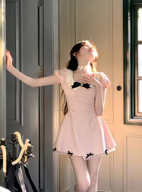 【瑞茜】热恋千金 纯欲风甜美显瘦气质连衣裙 R3157W