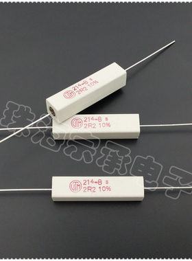 进口葡萄牙 2.2R 10W VITROHM 214-8 2.2欧 水泥线绕电阻 VTM 2R2