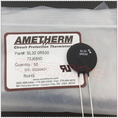 进口美国 SL32 0R530 Ametherm NTC热敏电阻