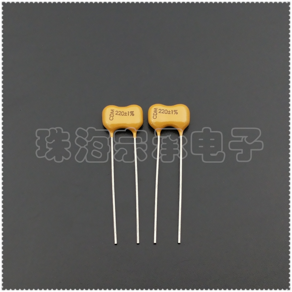 进口墨西哥 CDM 220pF 500V 1% 云母电容器