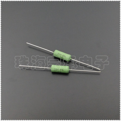 进口捷克 22R 5W Vishay/Draloric AC05 22欧 小体积线绕电阻器