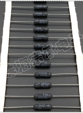 进口墨西哥 0.499R 3W DALE RS-2B .499Ω 线绕电阻 代0.5R