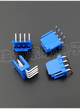 进口法国 76382-404LF Amphenol/FCI 4芯 弯针 接线端子连接器