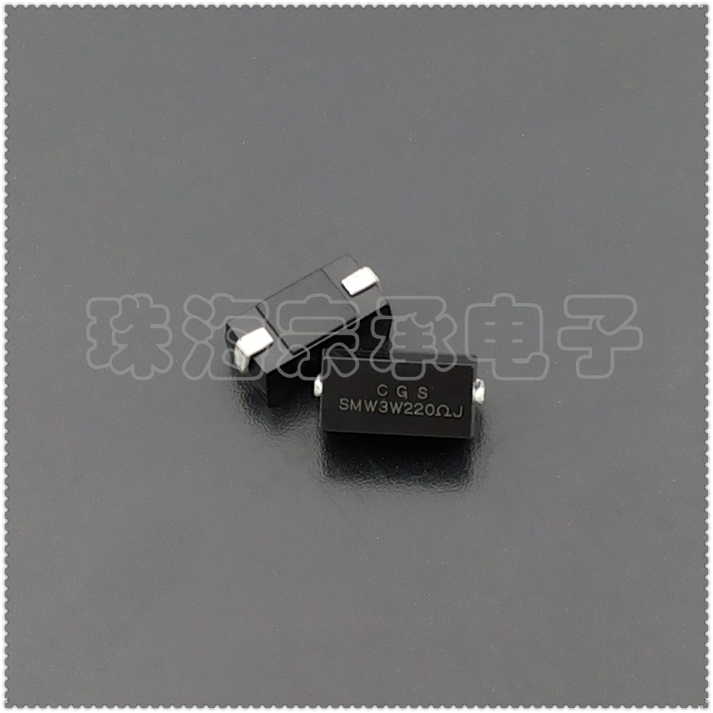 进口台湾 220R 3W CGS SMW3W220ΩJ 220欧 4122 贴片线绕电阻器