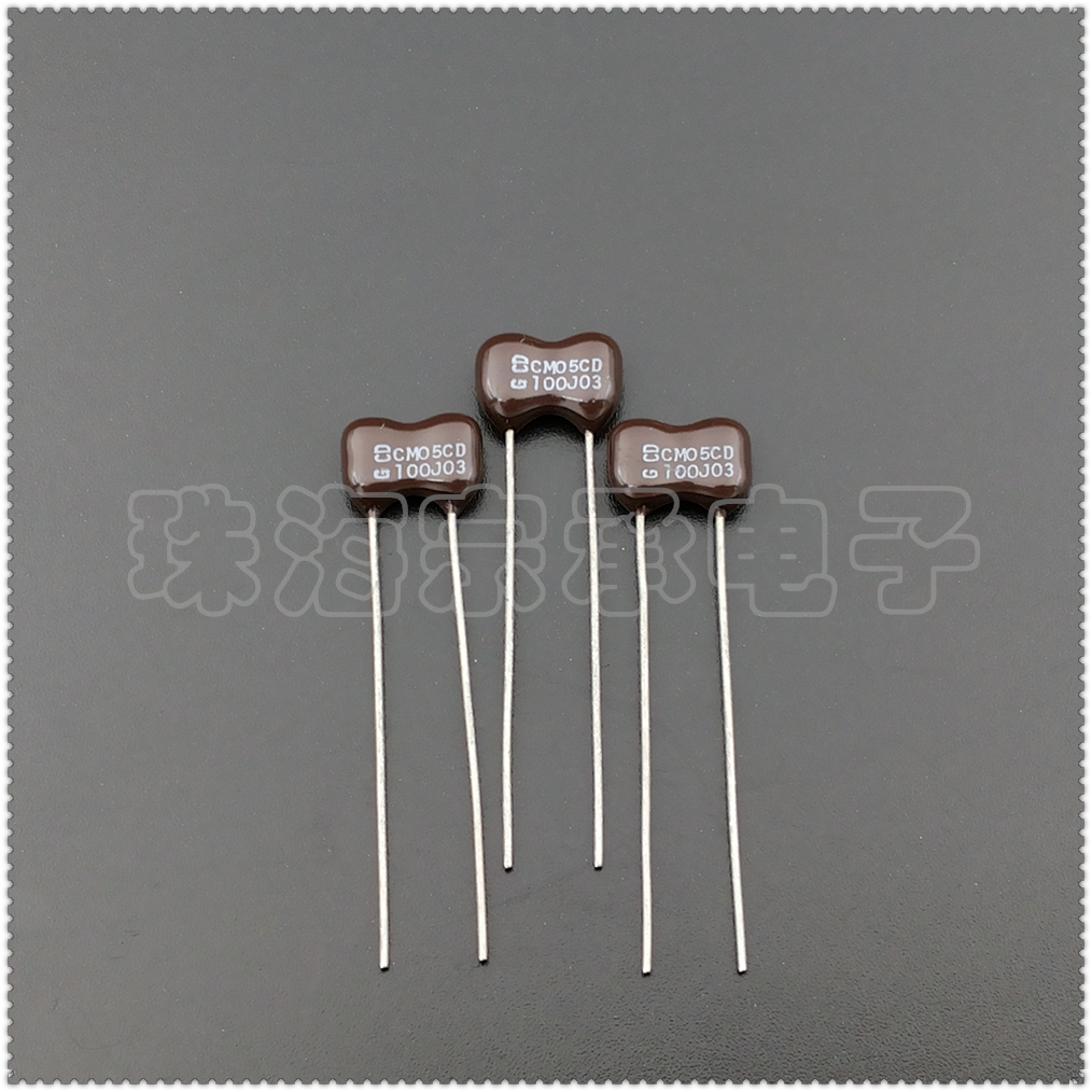 进口墨西哥 10pF 500V CDM 云母电容器